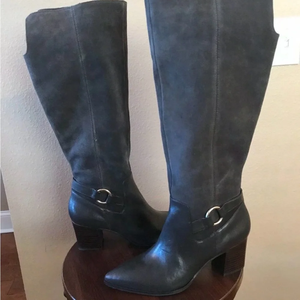 Sole Society Women's Daleena Knee High Boot Iron Brown Size 9 M $160 - Picture 6 of 9
